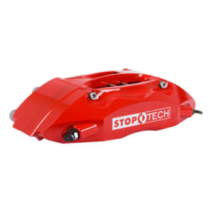 StopTech 00-05 Honda S2000 Front BBK w/Red ST-40 Calipers Slotted 355x32mm Pads and SS Lines