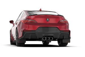 Rally Armor 23-24 Acura Integra + Integra A-Spec Black UR Mud Flap W/Red Logo (No Drilling Req.)