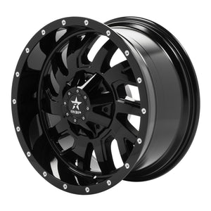 RBP 65R Glock 20x10 8x170 BP / 5 BS -12mm Offset 129mm CB (Hub Centric) Gloss Black Wheel