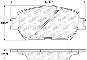 StopTech Performance 06 Lexus GS / 09-10 IS Front Brake Pads