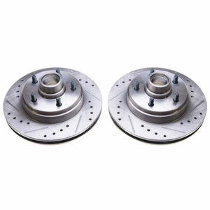 Power Stop 86-89 Buick Electra Front Evolution Drilled & Slotted Rotors - Pair