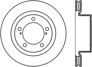 StopTech 08-11 Lexus LX570 Slotted & Drilled Front Right Rotor