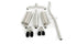Corsa 98-03 Cadillac Seville 4.6L 2.5in Cat-Back Dual Rear w Twin 35in Black Pro-Series Tips