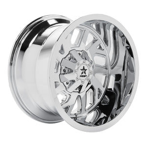 RBP 65R Glock 20x12 8x165.1 BP / 4.75 BS -44mm Offset 121.3mm CB (Hub Centric) Chrome Wheel