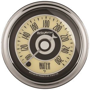 Autometer Cruiser Ad 2-1/16in Full Sweep Electric 100-260 Deg F Water Temperture Gauge