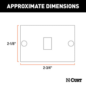 Curt Replacement Combination Trailer Light Side Lens