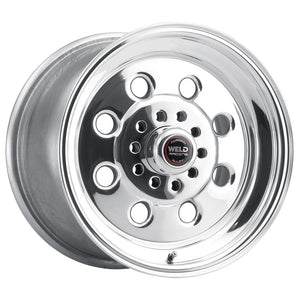 Weld Draglite 15x8 / 5x4.5 & 5x4.75 BP / 3.5in. BS Polished Wheel - Non-Beadlock