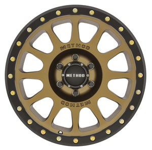 Method MR305 NV 18x9 0mm Offset 6x135 94mm CB Method Bronze/Black Street Loc Wheel