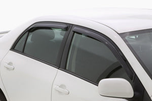 AVS 09-13 Toyota Corolla Ventvisor In-Channel Front & Rear Window Deflectors 4pc - Smoke