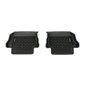 Rugged Ridge Floor Liner Kit Black F/R/Full Cargo 18-20 Jeep Wrangler JL 2Dr