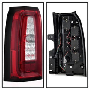 Spyder Chevy Tahoe / Suburban 15-17 LED Tail Lights - Red Clear (ALT-YD-CTA15-LED-RC)