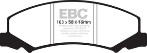 EBC 08-09 Buick Allure (Canada) 5.3 Greenstuff Front Brake Pads