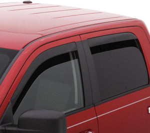 AVS 02-08 Dodge RAM 1500 Quad Cab Ventvisor Low Profile Deflectors 4pc - Smoke