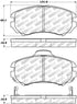 StopTech Street Select Brake Pads - Front