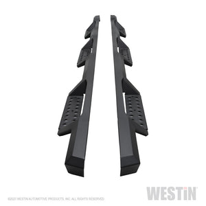 Westin 2020 Chevy Silverado 2500/3500 Crew Cab (8ft Bed) HDX W2W Nerf Step Bars - Textured Black