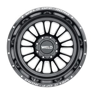 Weld Off-Road W121 20X8.25 Scorch Outer 8X165.1 ET-240 BS-4.67 Gloss Black MIL 121.6