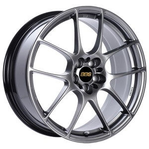 BBS RF 18x8 5x120 ET48 Diamond Black Wheel -82mm PFS/Clip Required