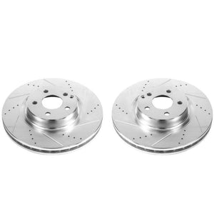 Power Stop 07-09 Mercedes-Benz E350 Front Evolution Drilled & Slotted Rotors - Pair