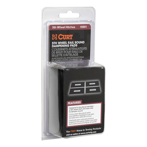 Curt 5th Wheel Rail Sound Dampening Pads (Packaged)