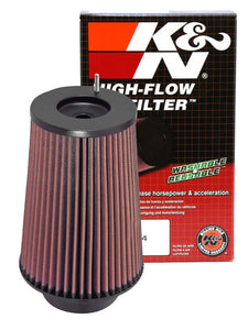 K&N Universal Filter Round Tapered 4in FlangeID / 6.625in Base OD / 5.25in Top OD / 9.5in Height