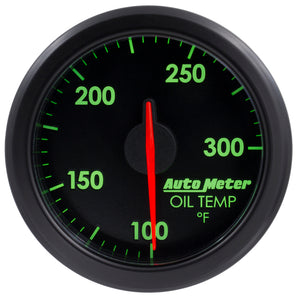 Autometer Airdrive 2-1/6in Oil Temp Gauge 100-300 Degrees F - Black