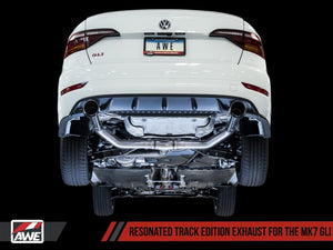 AWE Tuning 18-21 Volkswagen Jetta GLI Mk7 Touring Exhaust - Diamond Black Tips (Fits High-Flow DP)